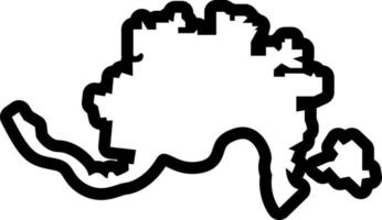 line icon for cincinnati vector