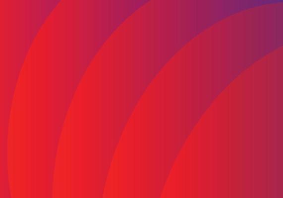 Abstract background composed of wavy curves Gradient from light red to dark Vector