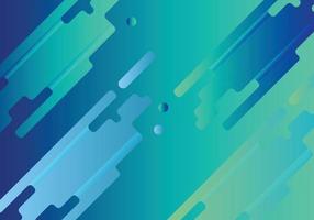 Abstract background consisting of curved pieces in technological lines, gradients from light cyan to dark Vector