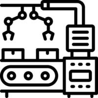 line icon for machinery vector