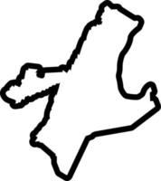 line icon for newark vector