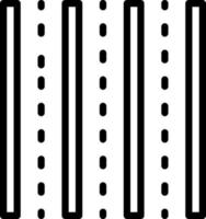 line icon for lanes vector