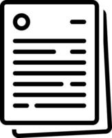 line icon for proposals vector