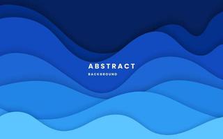 Blue gradient background dynamic wavy light and shadow. liquid dynamic shapes abstract composition. modern elegant design background. illustration vector 10 eps.