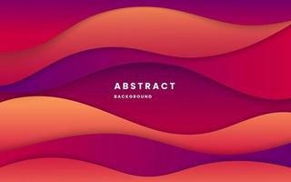 Purple and red gradient background dynamic wavy light and shadow. liquid dynamic shapes abstract composition. modern elegant design background. illustration vector 10 eps.