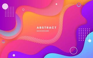 Abstract colorful modern elegant design background. abstract rainbow fluid shape background. illustration vector 10 eps.