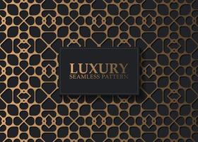 luxury dark seamless pattern background vector