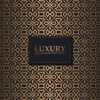 luxury dark seamless pattern background vector