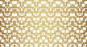 Luxury white ornament pattern design background vector