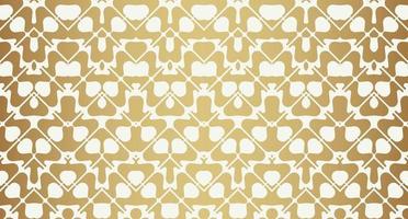 Luxury white ornament pattern design background vector