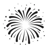 Starburst, sunburst element. Vector illustration