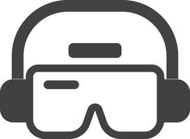 safety glasses illustration in minimal style vector