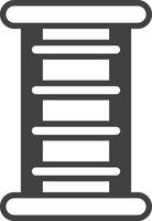 fixed ladder illustration in minimal style vector