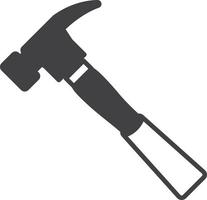 hammer illustration in minimal style vector