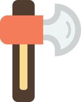 axe illustration in minimal style vector