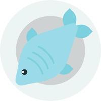 ilustración de pescado y platos hervidos en un estilo minimalista vector