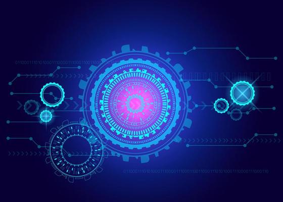 high tech digital technology network Abstract technology background, hi-tech communication concept, circuit board,.