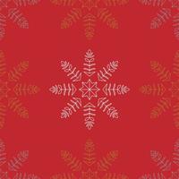 Snowflake Vector Design repeat Pattern Tile For Print Background Wallpaper