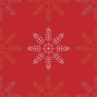 Snowflake Vector Design repeat Pattern Tile For Print Background Wallpaper