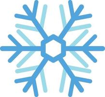 snowflake illustration in minimal style vector