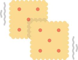 square biscuits illustration in minimal style vector