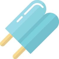 ice cream stick illustration in minimal style vector