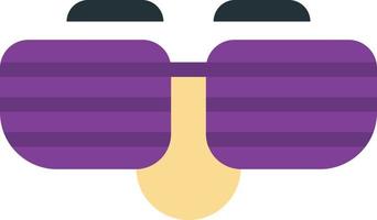 funny glasses illustration in minimal style vector