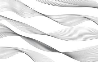 Abstract wave element for design. Digital frequency track equalizer. Stylized line art background. vector