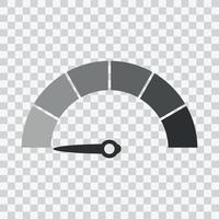 The measuring device icon. Sign tachometer, speedometer, indicators. Vector illustration