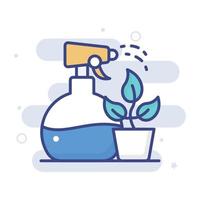 Nourish vector filled outline icon style illustration. EPS 10 file