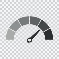 The measuring device icon. Sign tachometer, speedometer, indicators. Vector illustration