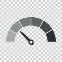 The measuring device icon. Sign tachometer, speedometer, indicators. Vector illustration