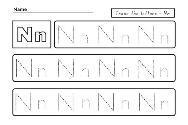 Trace Letter N Vector Art Icons and Graphics for Free Download Trace Letter N Vector Art Icons and Graphics for Free Download