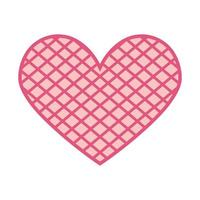 Abstract ornamental heart shaped 3d. Cutout lacy ornate heart. Valentine's day greeting card. Laser cutting design vector