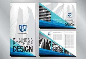 Business Trifold Brochure Template vector