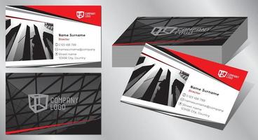 Geometrical Business Card Template vector