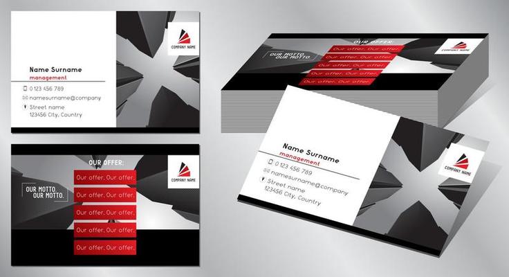 Geometrical Business Card Template