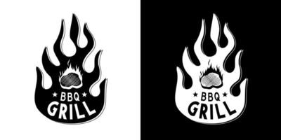 Grill Barbecue Sign vector