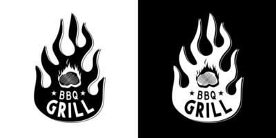 Grill Barbecue Sign vector