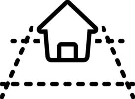 line icon for plot vector