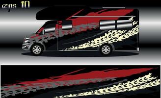 racing background vector for camper car wraps and more