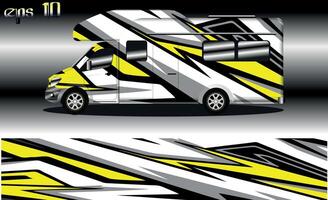 racing background vector for camper car wraps and more