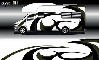 racing background vector for camper car wraps and more