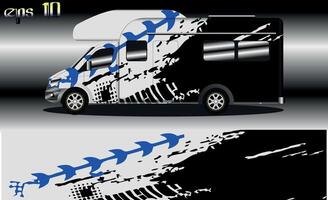 racing background vector for camper car wraps and more