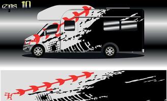 racing background vector for camper car wraps and more