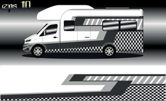 racing background vector for camper car wraps and more