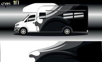 racing background vector for camper car wraps and more