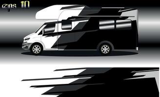 racing background vector for camper car wraps and more