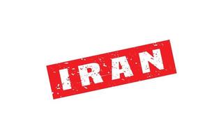 IRAN stamp rubber with grunge style on white background vector