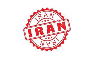IRAN stamp rubber with grunge style on white background vector